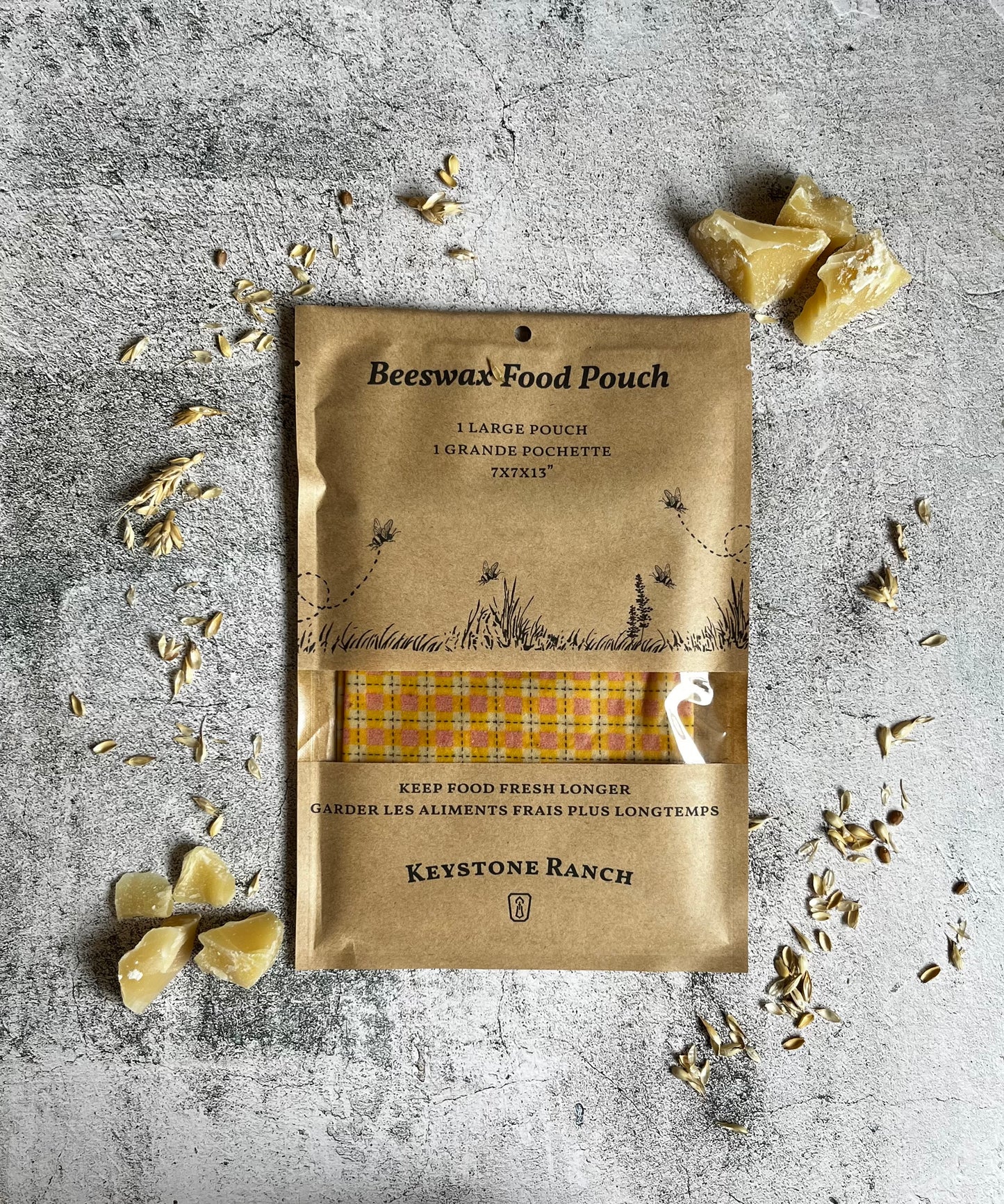 Beeswax Pouch - Large