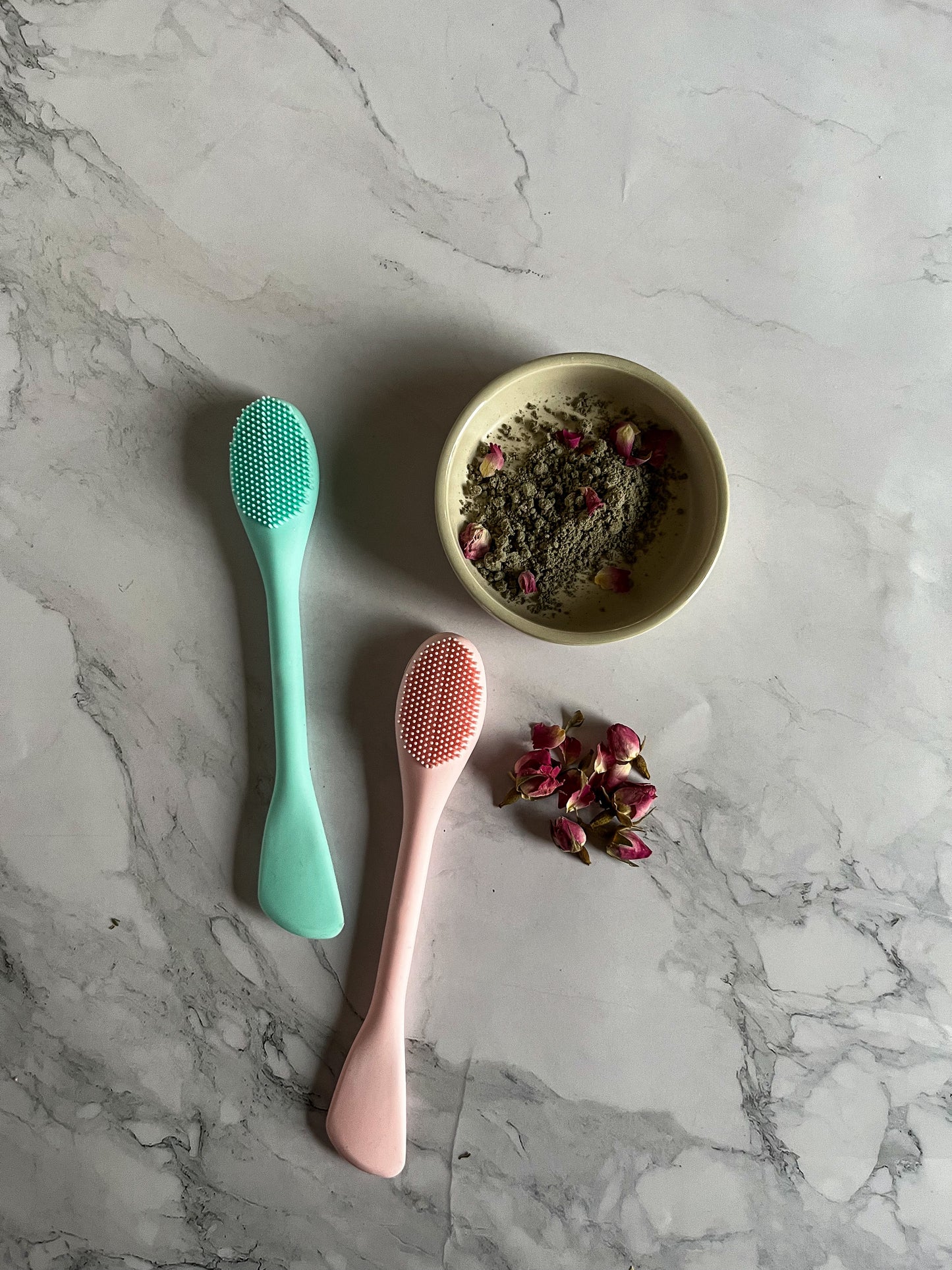 Double end Spatula / Brush for Mask Application or Cleansing